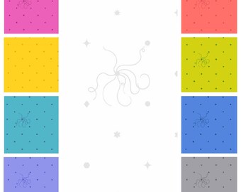 Alison Glass - Fat Quarter bundle in Diatom- Sunprint 2018 - 9 Prints
