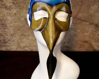 Dodo Bird Leather Mask - Now Available