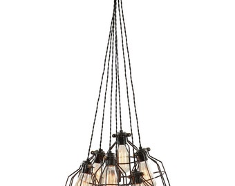 create your own custom small live edge wood slab light fixture