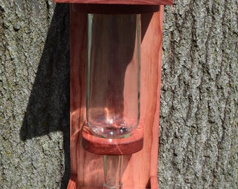 Wine Bottle Bird Feeder
