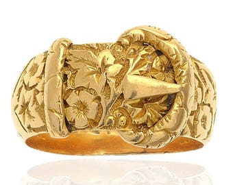 Fabulous Antique Buckle ring