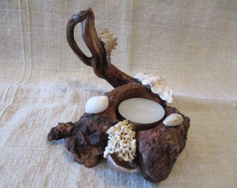 Decorative candle holder sea