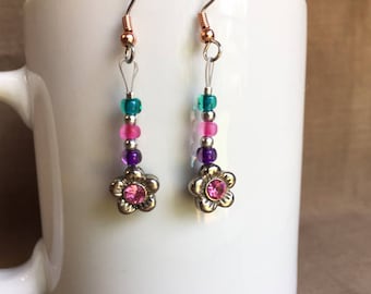 Spring! ... Extreme Decaf Earrings .. FREE U.S. SHIPPING