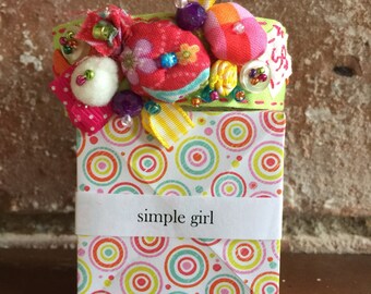 Fabric cuff bracelet