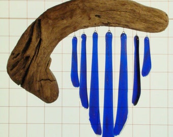 TINKLY WINKLER stained glass wind chime
