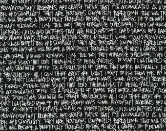 Scrible in Black from Architextures by Carolyn Friedlander
