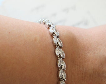 Art Deco Bracelet, Vintage style crystal bracelet, Bridal Bracelet, Gatsby bracelet, Wedding bracelet, Bridal Jewelry, Wedding Jewelry, UK