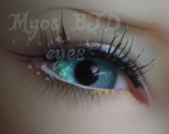 16mm light green full round acrylic eyes