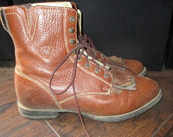 Womens ARIAT Kiltie Roper Boots 10B