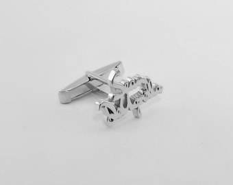 Groom Wedding Cufflinks - Initial Cufflink - Personalized Cufflinks - Letters Cufflinks - Initials Cufflinks - Father's day gift