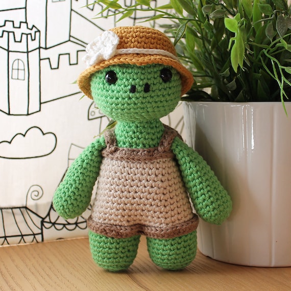 Turtle - Animalius. Amigurumi Pattern PDF, Farm Animal Toy, Zoo Nursery Doll, Crochet Pattern, Cute Children Gift, DIY, Instant download