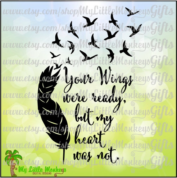 Download Feather SVG Feather with Birds SVG Your Wings Were Ready