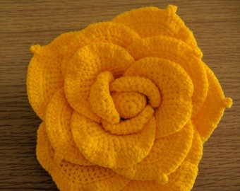 Crochet rose, Crochet flower with Tassle
