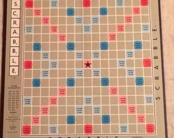 Retro Scrabble A Crossword Game Selchow & Righter USA