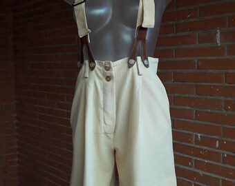 Vintage 1989 Bermuda Shorts with suspenders