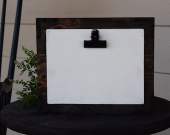 5x7 PHOTO DISPLAY - Industrial Farmhouse Style Picture Frame