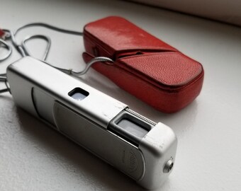 Minox III Spy camera w/Complan 15mm f/3.5 full set w/case, chain