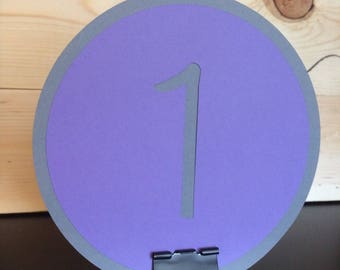 Circle Table Numbers
