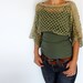 Crochet Pattern - Lattice Crop Top/ Rustic Shouders Coverup/See-through Boho Shrug/Short Sweater