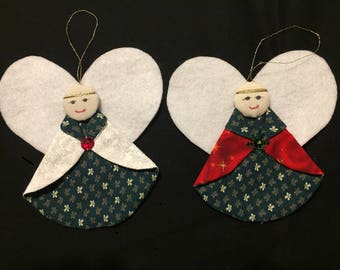 Set of 2 Angel Ornaments