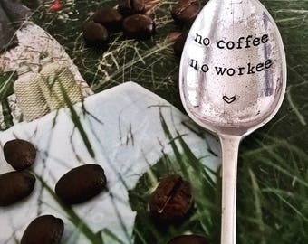 Custom Hand Stamped Vintage teaspoons