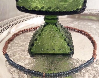 Copper Montana blue faceted necklace