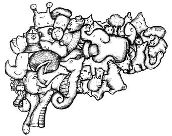Your Brain on Art Signed Print 8"x10"