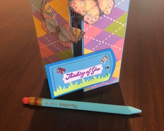 Thinking of you, butterfly card