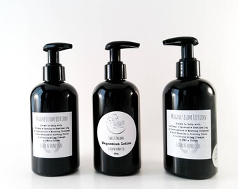 Magnesium Lotion Organic Magnesium Sore Muscles Pain Lotion Leg Cramp Lotion Sleep Restless Leg Vegan Magnesium Oil Anxiety Sleep Spray 8 oz