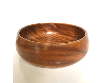 Wood Serving Bowl - Vintage Wood Bowl - Vintage Serving Bowl - Vintage Wood Serving Bowl - Salad Bowl - Wooden Salad Bowl - Wood Salad Bowl