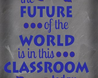 Classroom wall decal | Etsy