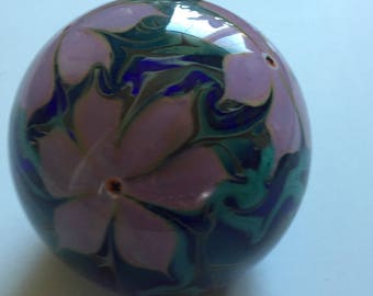 Phenomenal Vandermark Merritt Glass Studio 1980 Paperweight