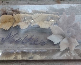 Vintage lucite Mother brooch