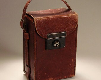 Vintage Camera Case with Travel Sticker