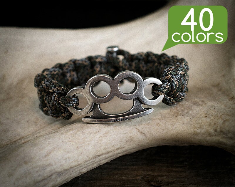 Brass knuckles Brass knuckles bracelet with unique and easy