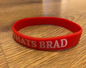Orange thats brad wristbands
