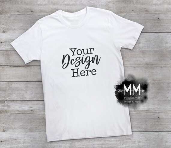 shirt video t mockup free Lay Shirt Shirt White Flat White Short Mockup T Display