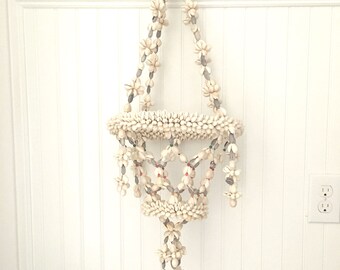 Boho Coastal Shell Plant Hanger