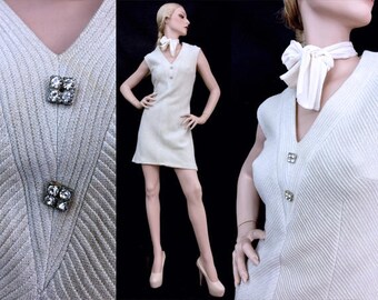 Vintage dress, vintage 60s dress, vintage Mini dress, Dresses for women, vintage clothing L