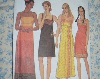 New Look 6862 Misses Dress Sewing Pattern - UNCUT - Size 6 - 16