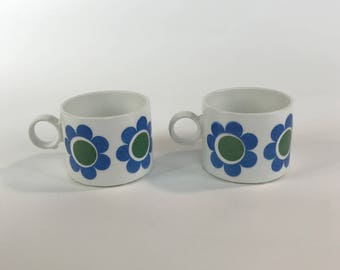 Swedish vintage coffee cups from the 60s