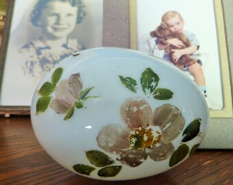 Antique Blown Glass Easter Egg
