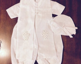 Baby Boy Christening Gown Spanish Style outfit ropones para