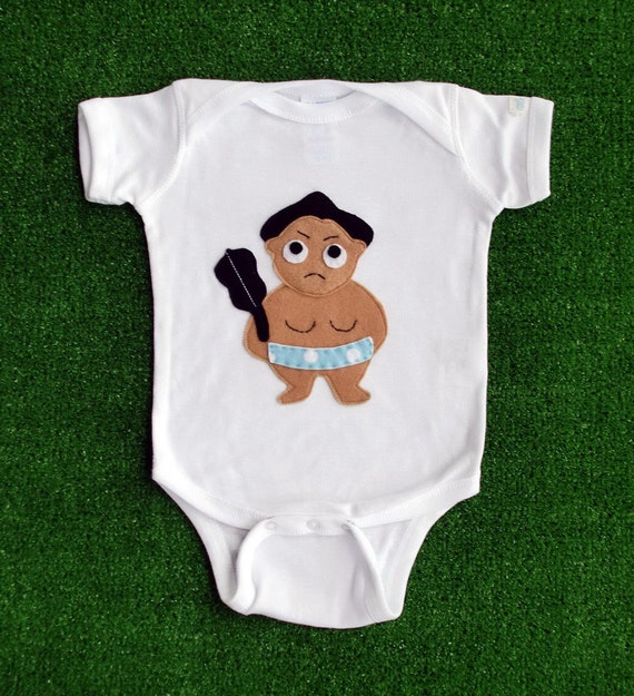 Items similar to DOSUKOI Sumo Wrestler Infant Bodysuit on Etsy