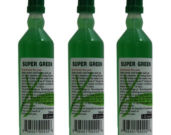 Super Green Lucky Bamboo Fertilizer (3 Bottles) Ready-to-use All Purpose Plant Food