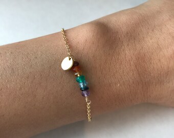 Yoga Bracelet Chakra Bracelet Healing Bracelet 7 chakra Bracelet Layering Bracelet Boho Bracelet Healing Bracelet Gemstone Bracelet