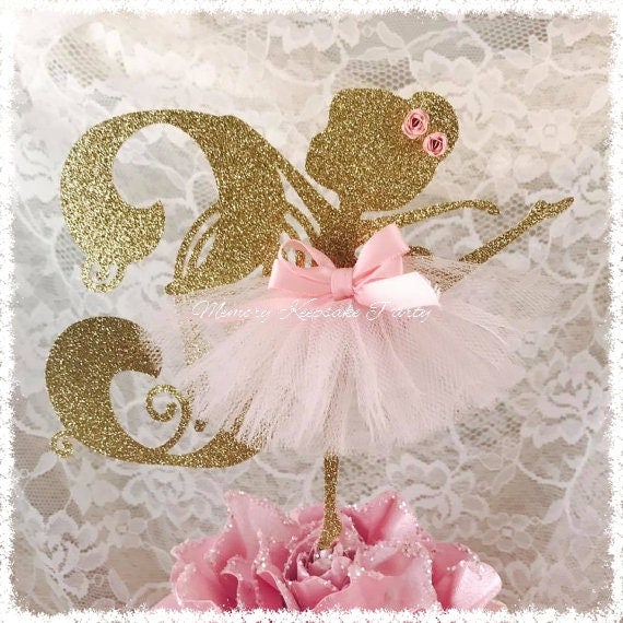 Ballerina Cake Topper Ballerina Party Decorations