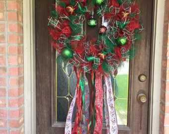 Christmas/ December door wreath
