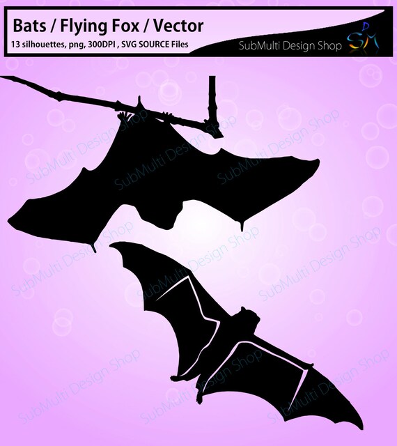 Download bat silhouettes / vector bat bird / SVG High Quality / Png ...