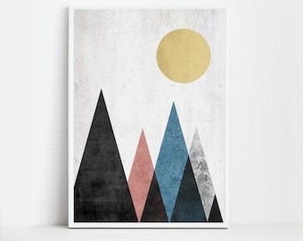 Printable Poster Digital Print Geometric Art Digital Download Geometric Prints Wall Art Prints Modern Prints Geometric Decor